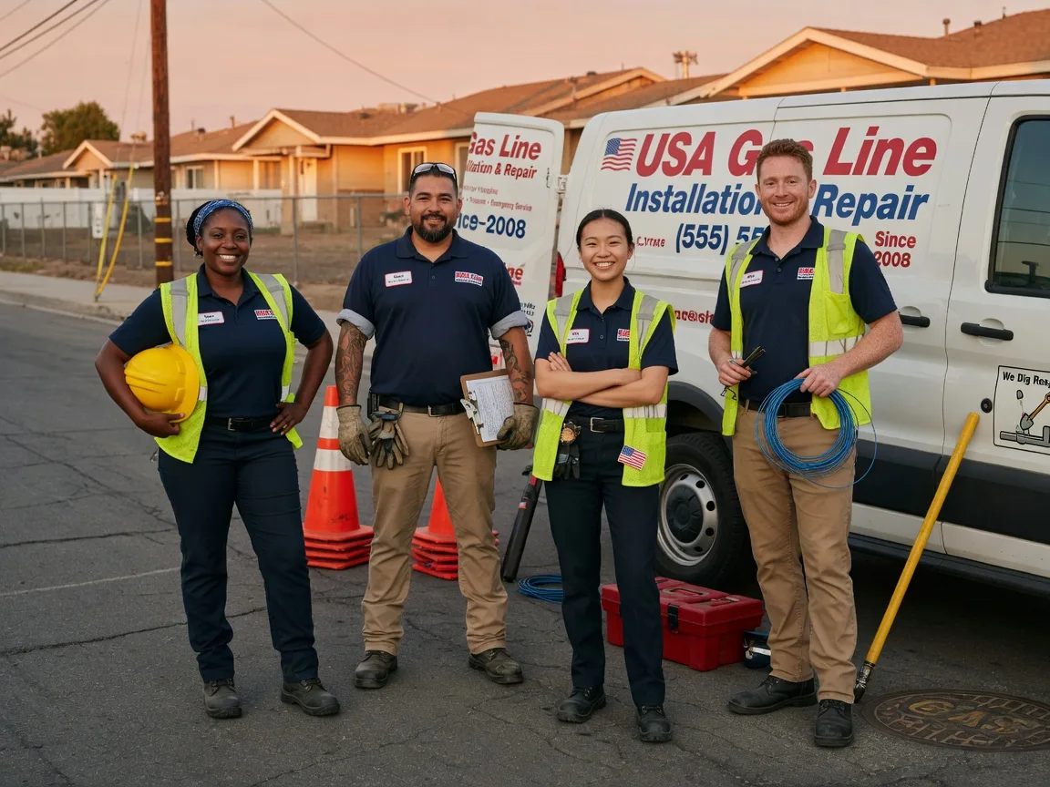 Gas Line Installation company in Paris, TN